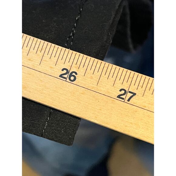 Design Straight Black Chinos Mens 38x27 - Picture 4 of 4